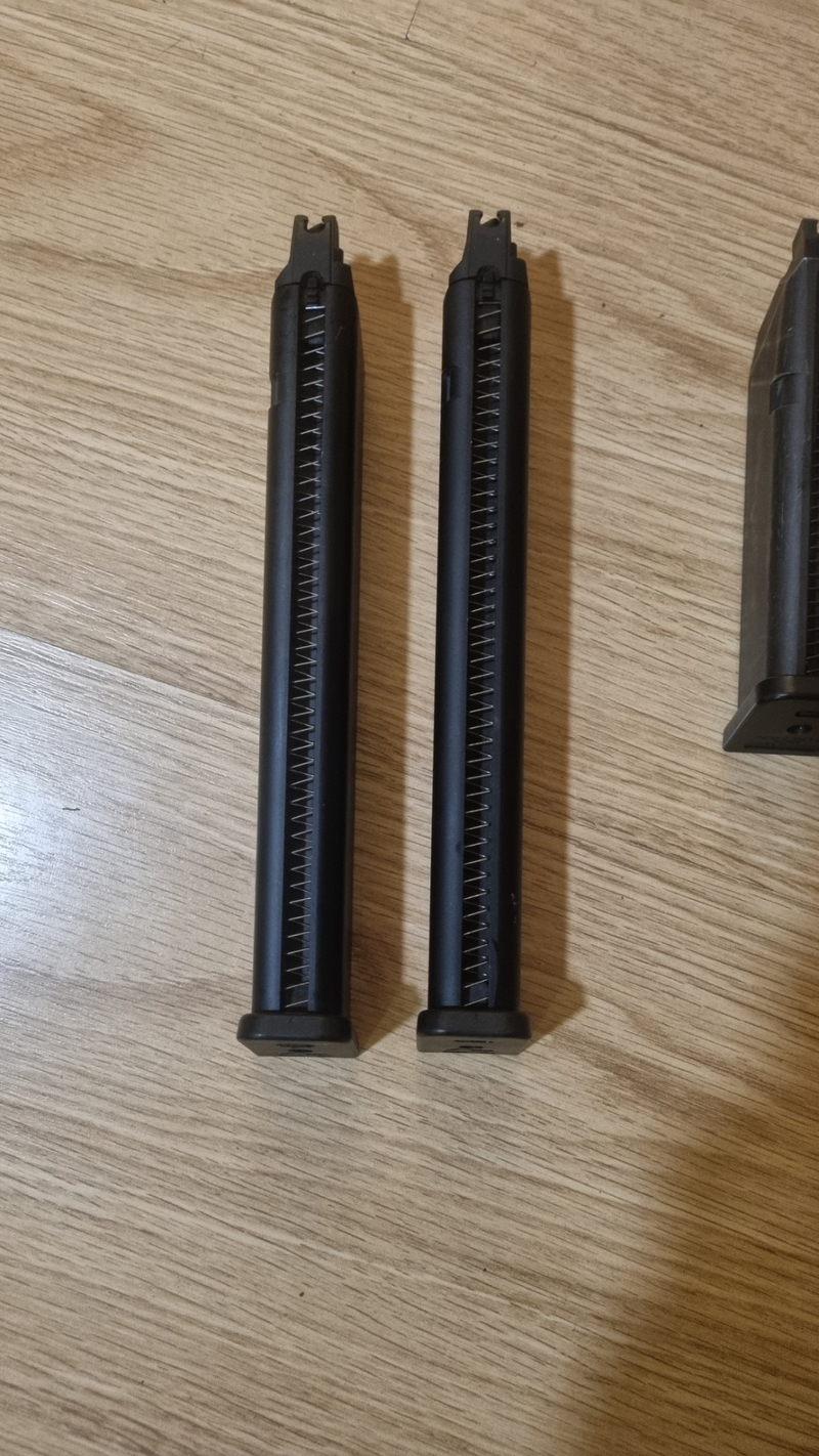 Bild 1 für 2x PROWIN 52rds long Magazine for TM Glock 17 / 18