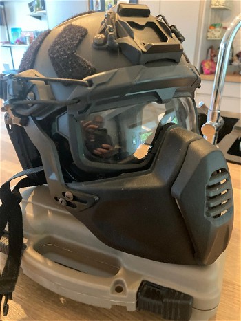 Image 2 for Tactical Helmet incl.  eye protection en face protection