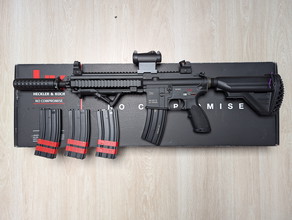 Image pour Zo goed als nieuwe Umarex HK 416 D V2 met cosmetische mods en orginele doos!