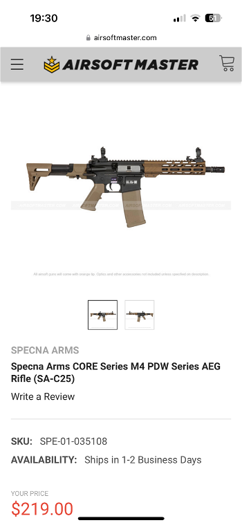 Image 5 for Specna arms SA C25 PDW