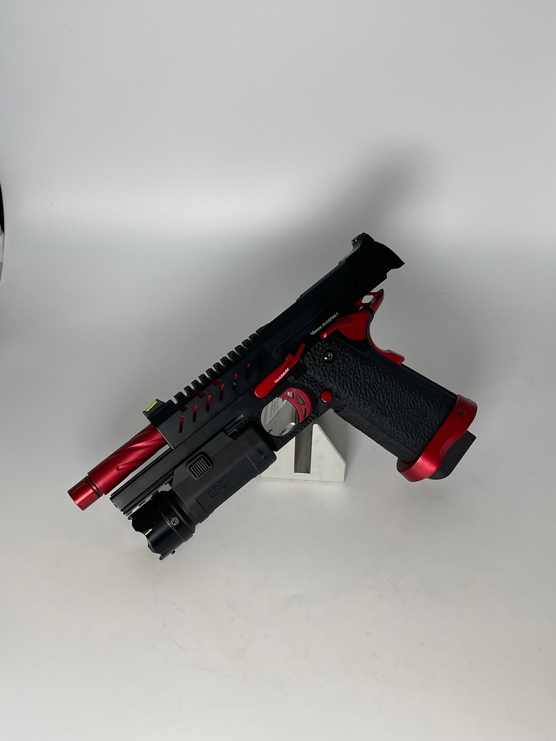 Image 1 pour Airsoft Hi-Capa 5.1S GBB Pistol (Black / Red Match)