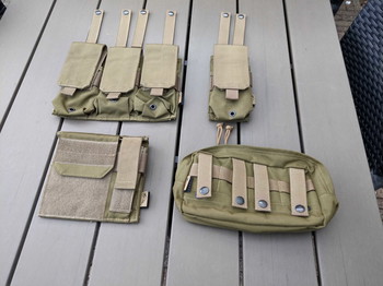 Image 3 for Te koop Flyye Industries Ranger Green pouches: Triple mag pouch, Single mag pouch, Admin pouch, Large Utility pouch