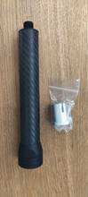 Afbeelding van Heretic Labs/MTW 6" carbon outer barrel + stabilizer