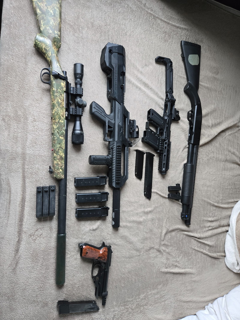 Bild 1 für KJW KC 02, Bar 10, AAP 01, shotgun merkloos