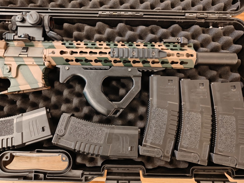 Image 1 for g&g cm16 srxl aeg + koffer + accessoires