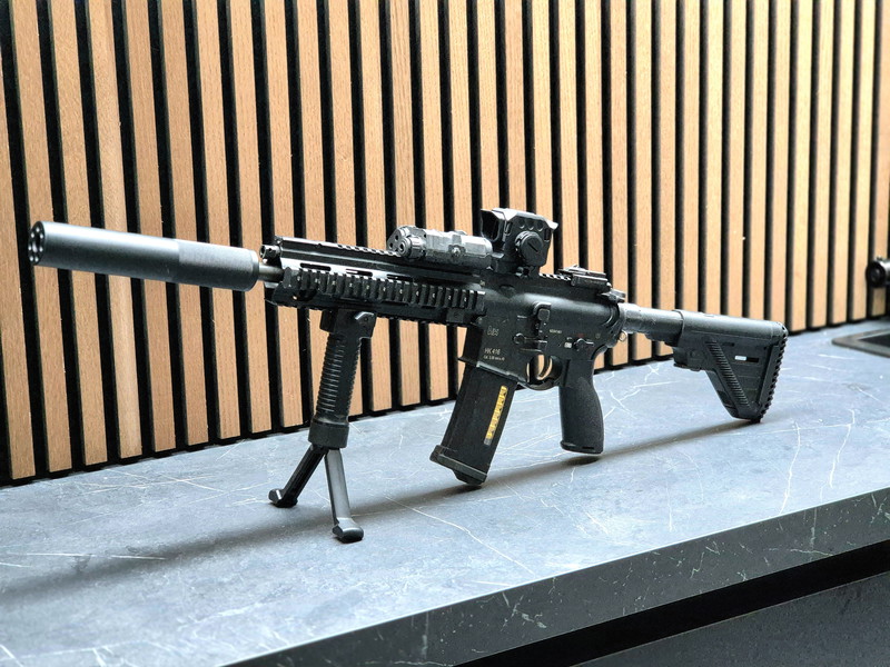 Image 1 for Umarex HK416 A5 | AEG | Mosfet | Foregrip foldable bipod | PEQ Box