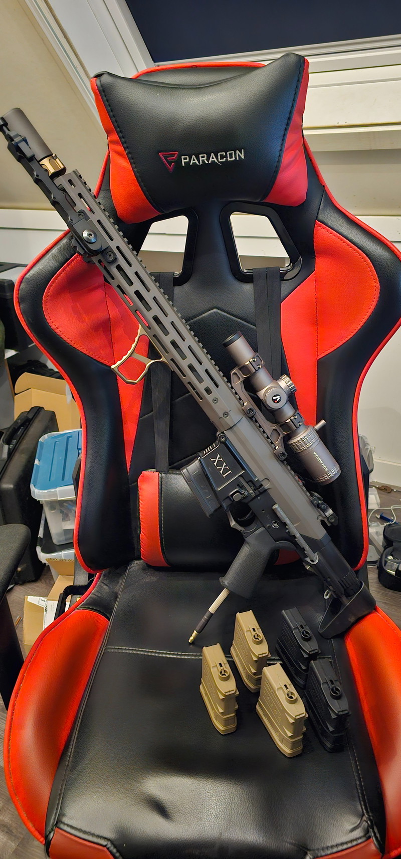 Image 1 pour Secutor Rapax XXI M2 DMR Polarstar Kythera Upgraded met extra magazijnen ook te ruil voor insta 360 X4/X5