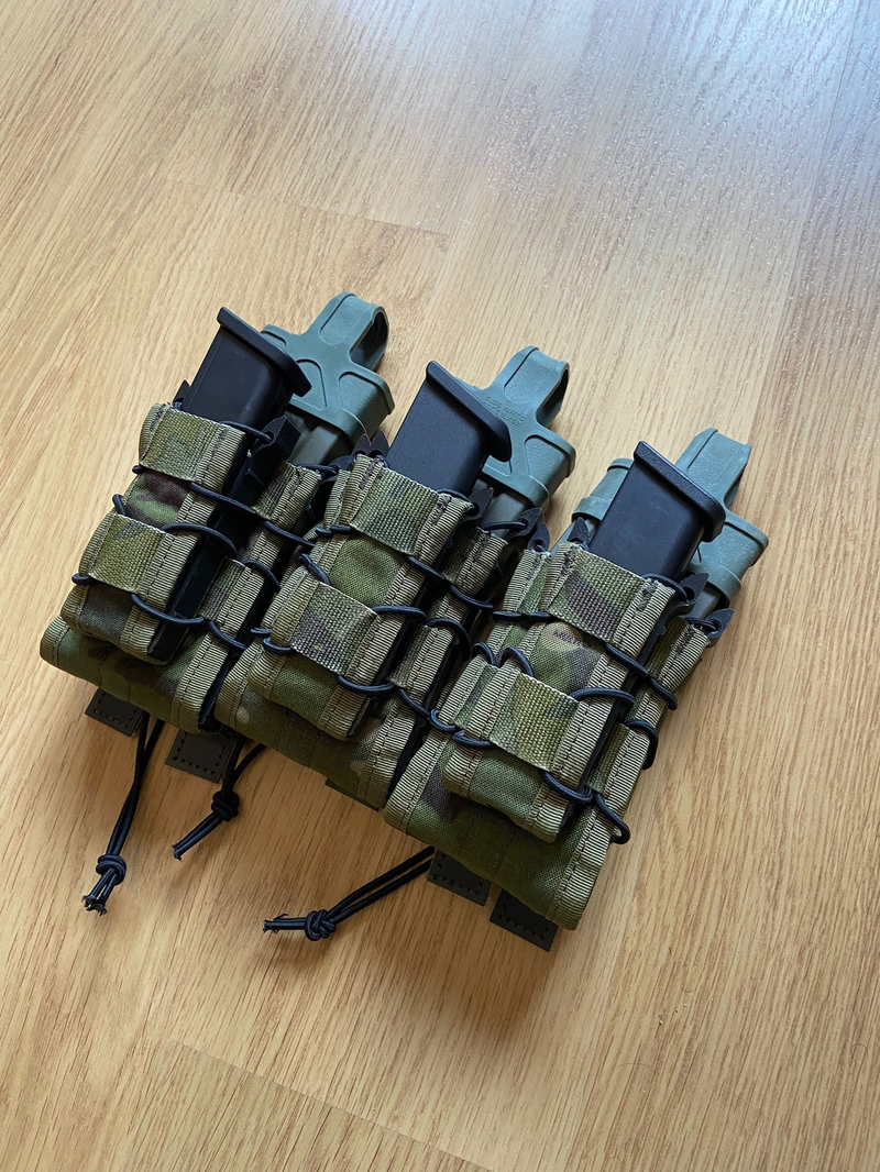 Image 1 for 1x Emersongear EM6346 double decker open m4 pistol mag pouch Multicam Tropic (zonder de mags)