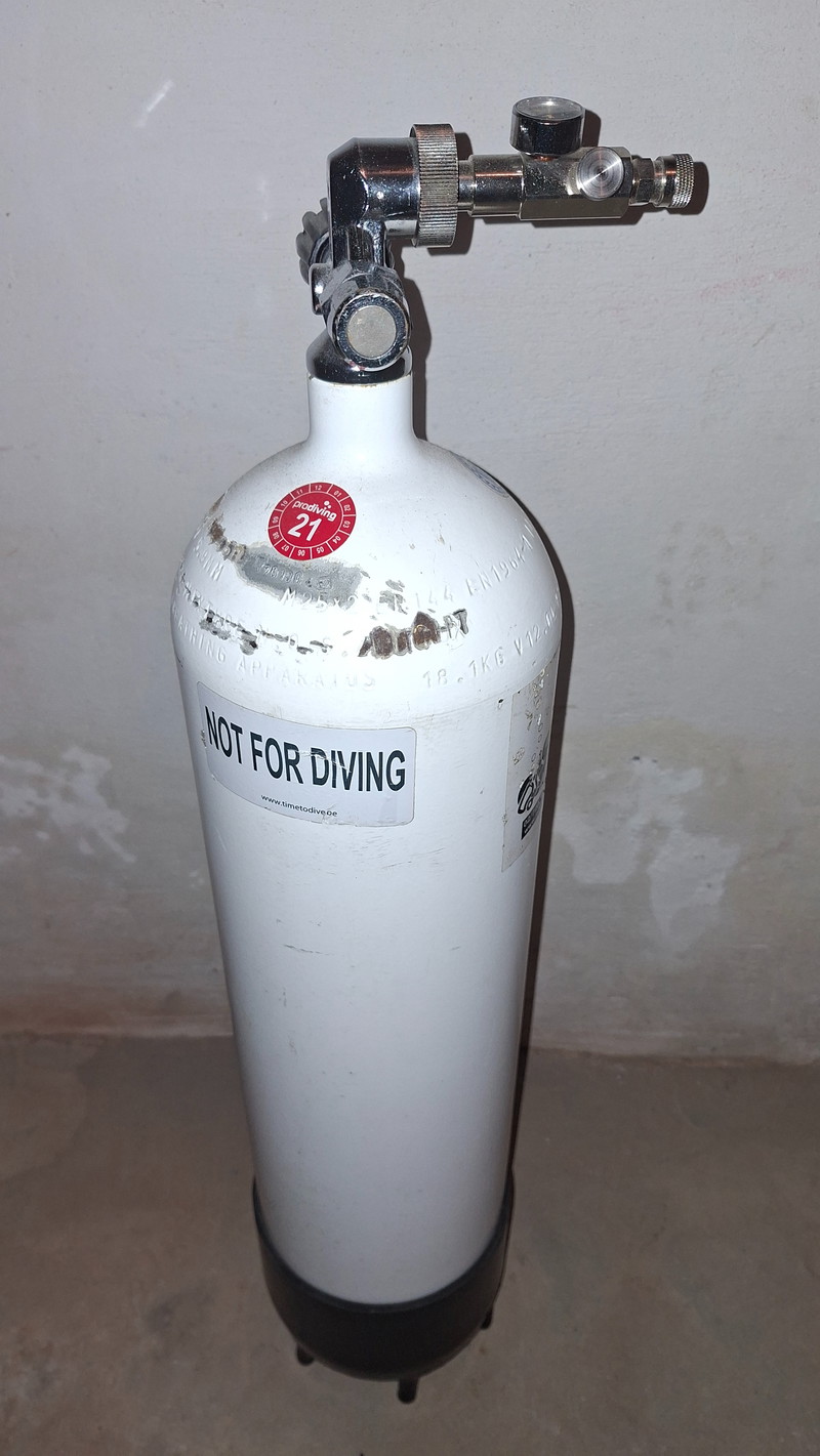 Image 1 pour Duikfles incl vulstation