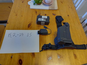 Image pour USP pistol light (UTL MK2 replica) with RH drop leg holster