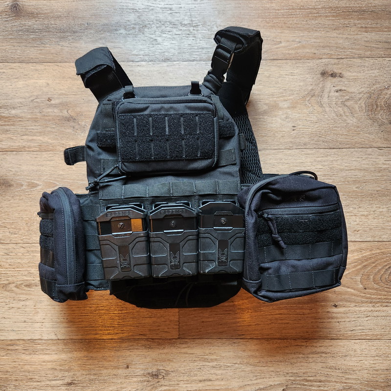 Imagen 1 de DCS 5.56 Plate Carrier Black - Warrior Assault Systems