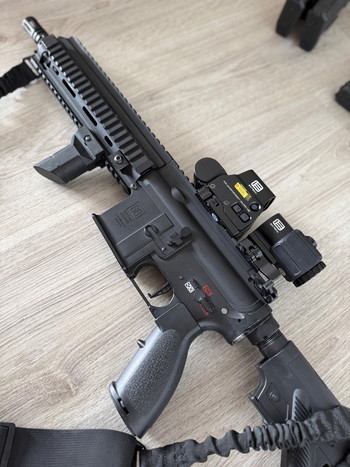 Image 4 for Specna Arms Edge 2.0 SA-H20 (HK416) Full Metal + Upgrades, Attachments, Magazijnen, Batterijen, Oplader en MEER! (complete set)