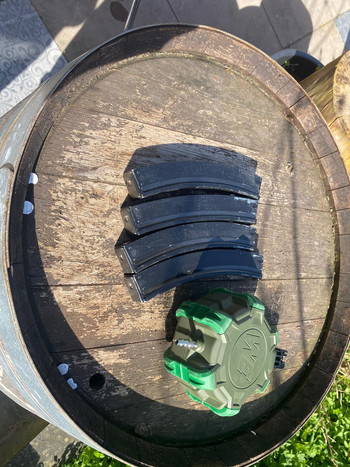 Imagen 3 de 4x GBB MP5 mags en Drum mag (WE)