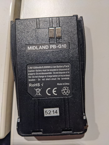 Image 2 for Midland G10   PMR446 Portofoon