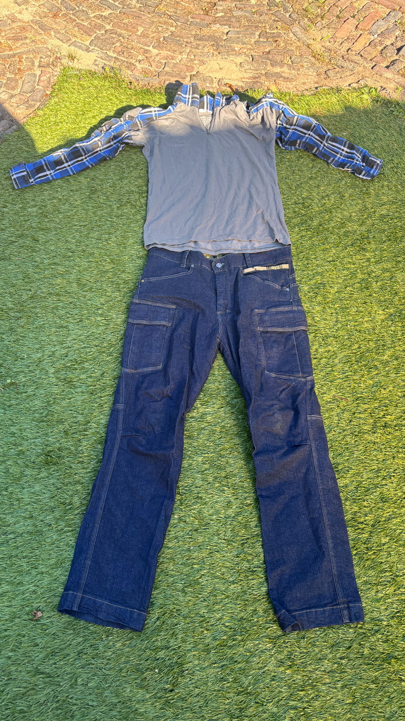 Imagen 1 de Invader Gear Flannel Combat Shirt - Blue M + niet zo XL broek