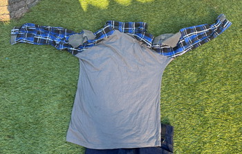 Imagen 5 de Invader Gear Flannel Combat Shirt - Blue M + niet zo XL broek
