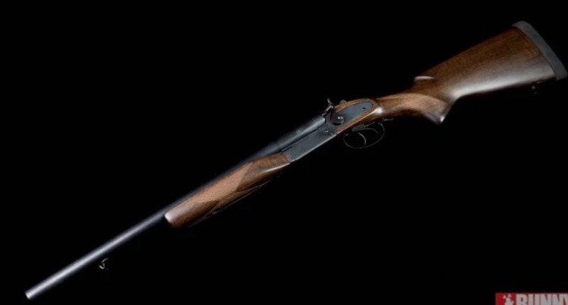 Image 1 pour Doublebarrel Shotgun steel en hout