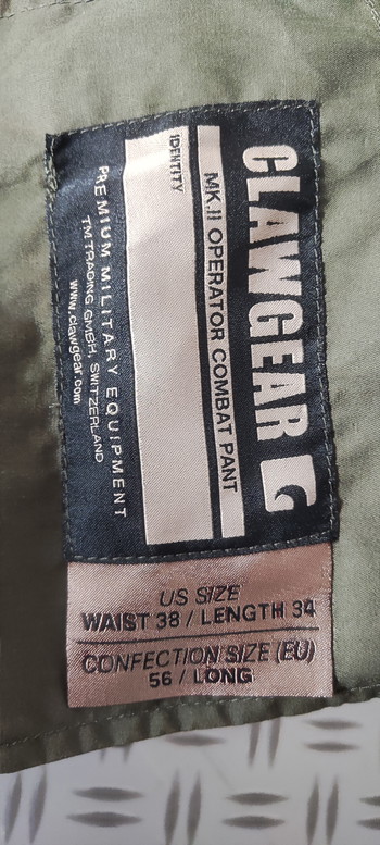 Bild 4 für ClawGear Mk.II Operator Combat Pant (W38/L34)