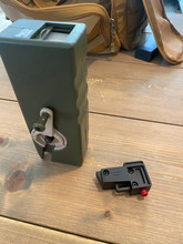 Image for Odin sidewinder m12 speedloader including sound damper buffer and universal adapter. Green