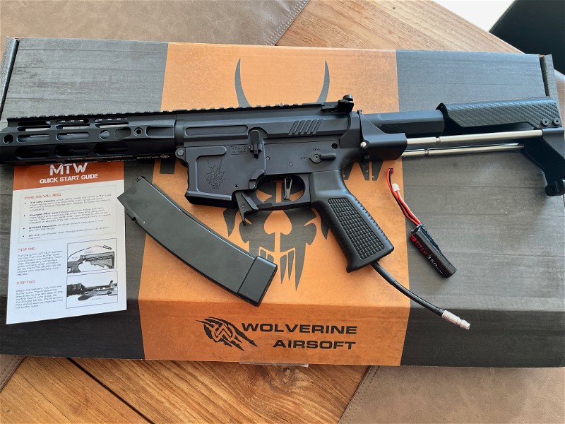 Image 1 for WOLVERINE MTW-9 PDW W. INFERNO M-LOK PDW STOCK - 7