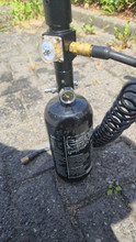 Imagen para Hpa fles 0.8L met balistyk regulator en slang