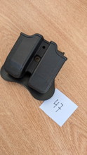 Bild für Hard-shell dubbele pistol magazine pouch - zwart