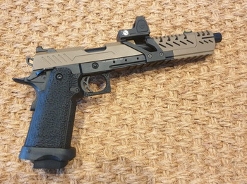 Image 7 for Vorsk Airsoft  Titan Hi Capa GBB  met Micro Red Dot (Tan)