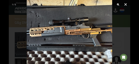 Image for G&g DMR met 4 magazijnen en lipo mosfet