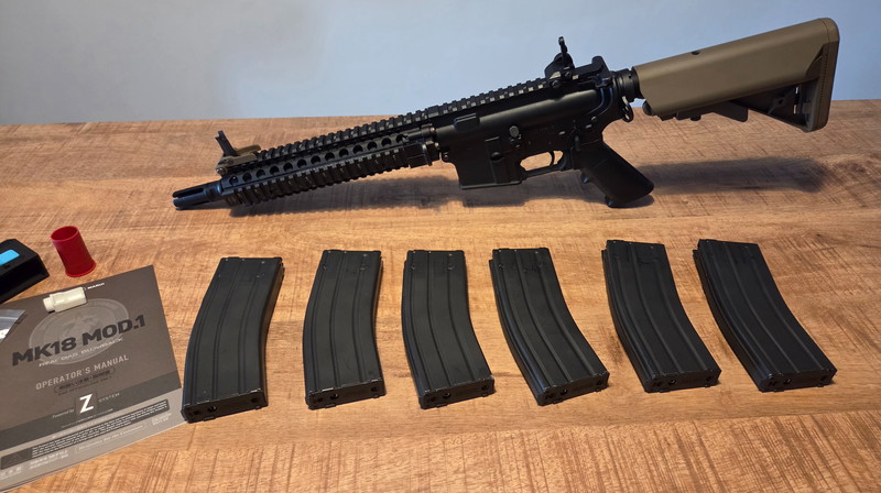 Bild 1 für (Goed onderhouden) Tokyo Marui MWS Mk18 MOD 1 GBB + Magazijnen
