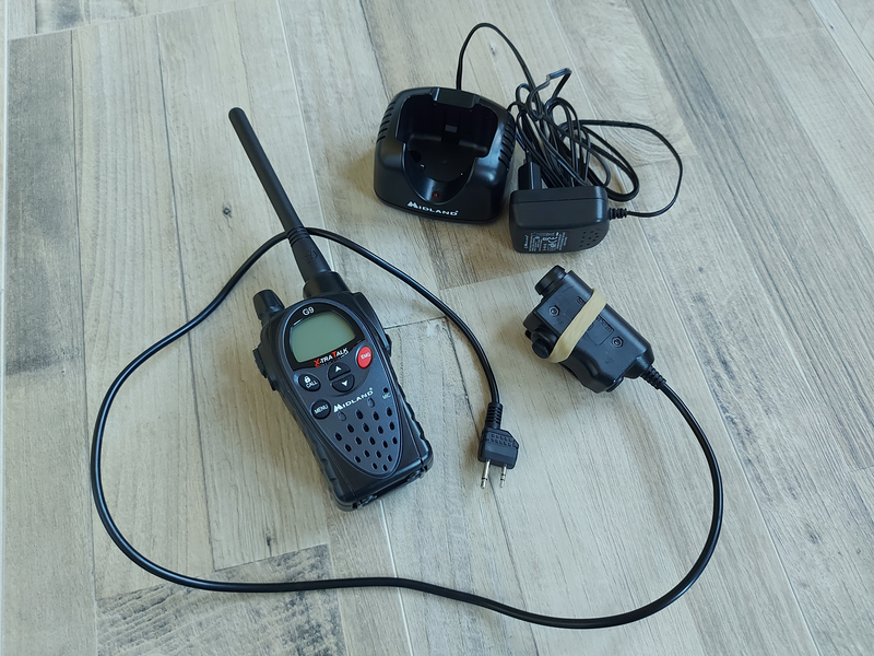 Image 1 pour Midland G9 + Earmor MIL PTT