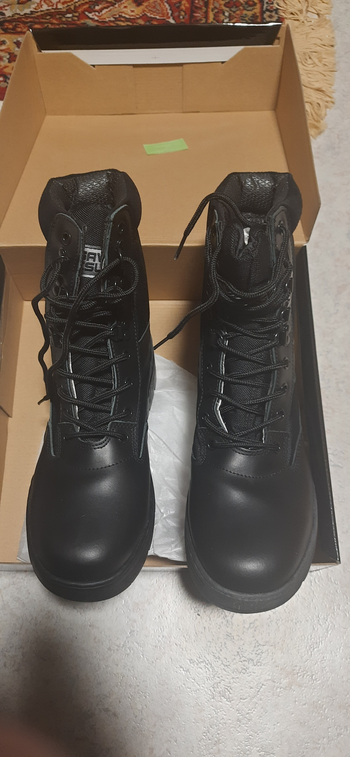 Afbeelding 2 van Zwarte tactical boots maat 42