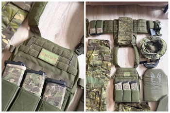 Zdjęcie 3 – Complete Airsoft Loadout met o.a. Warrior Assault Systems, EmersonGear, Earmor en Novritsch, in OD Green en Multicam Tropic (totaal 45 items)!