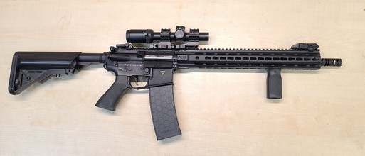 Bild für AEG M4 MK18 Gun in John Wick JW2 Style Full Metall mit LPVO Optic + Gate Aster and More TOP