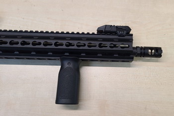 Bild 4 für AEG M4 MK18 Gun in TTi Style John Wick JW2 Gun Full Metall mit LPVO Optic + Gate Aster ETU +Mosfet TOP Tuning Parts