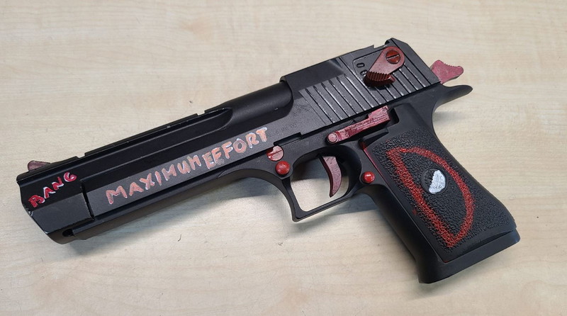 Imagen 1 de Deadpool Desser Eagle Body GBB Pistole Metal Slide