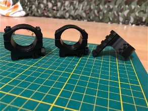 Image pour Scope adapter naar 22MM rail & 2 scope adapters