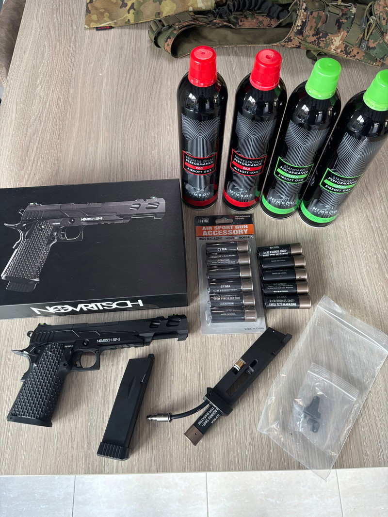 Imagen 1 de Novritch ssp5 met hpa shotgun shell adaptor