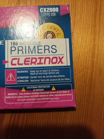 Image 2 for 2x 100 Primers type 209 clerinox (voor tectonic grenades)