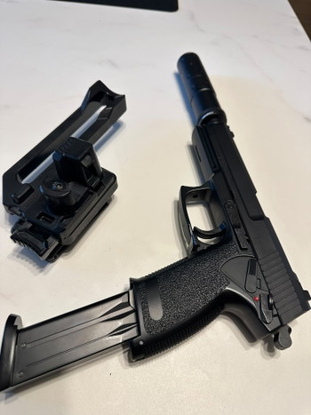 Image 4 for ASG MK23 GBB Upgraded + NOVRITSCH Suppressor + Holster voor 150 eUR