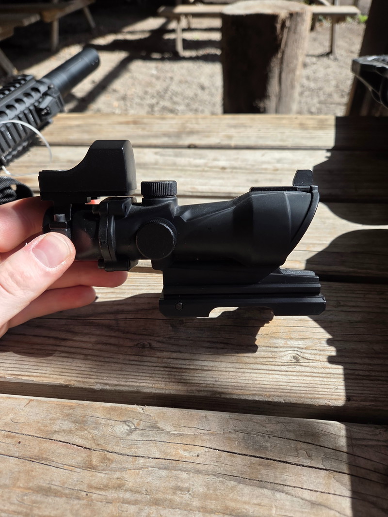 Image 1 for ACOG scope + red dot