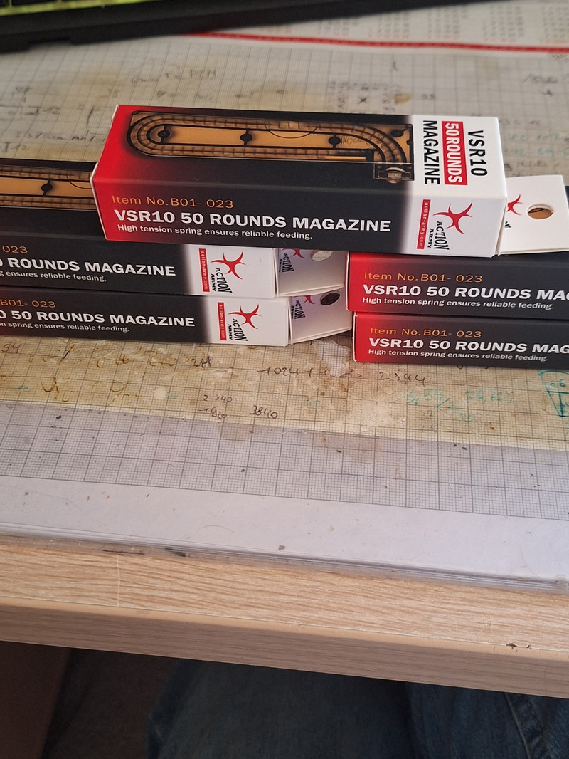 Image 1 for 5X 50 round VSR10 mags