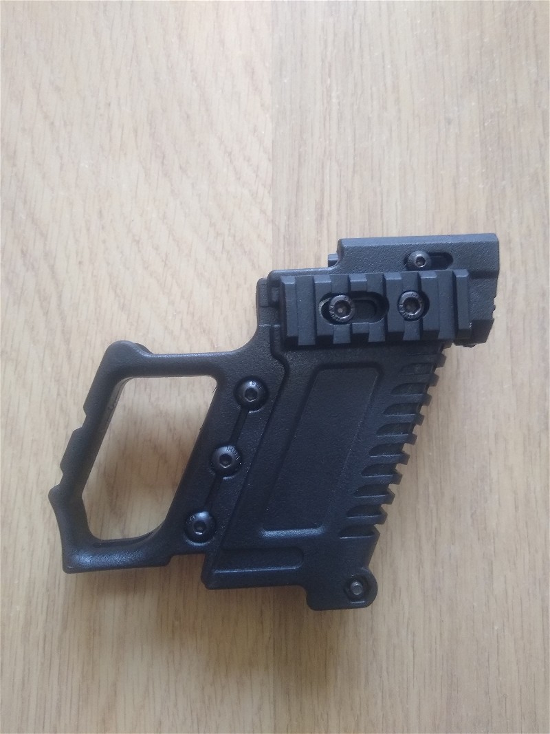 Image 1 for Kriss Vector style grip/carbine kit voor glock & aap01 replica's zwart
