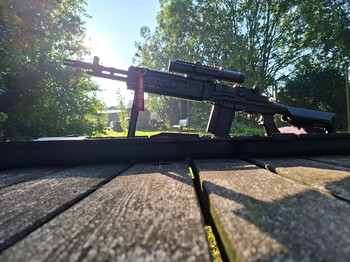 Imagen 4 de Cyma upgraded dmr full metal met accu en bbs en speedloader en mags