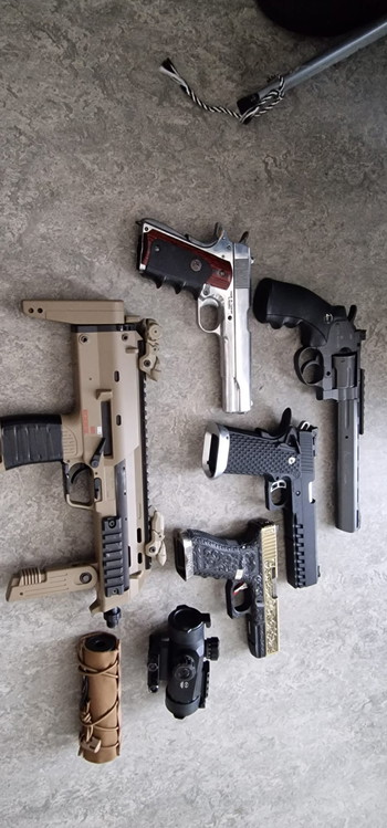 Imagen 2 de Kleine airsoft collectie te koop