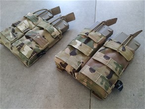 Image for 2 x Invadergear 5.56 dubbele mag pouches multicam