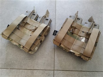 Image 2 for 2 x Invadergear 5.56 dubbele mag pouches multicam