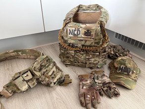 Image for Warrior Assault Systems Multicam Plate Carrier DCS + Low Profile Molle Belt Cobra (met veel pouches en extra's!)