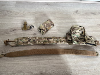 Image 4 for Warrior Assault Systems Multicam Plate Carrier DCS + Low Profile Molle Belt Cobra (met veel pouches en extra's!)