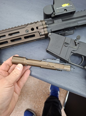 Image 4 for Tokyo Marui MWS MK18 RIS III 9,5 M-LOK con 6 cargadores LOWCAP M4 GBB Modify