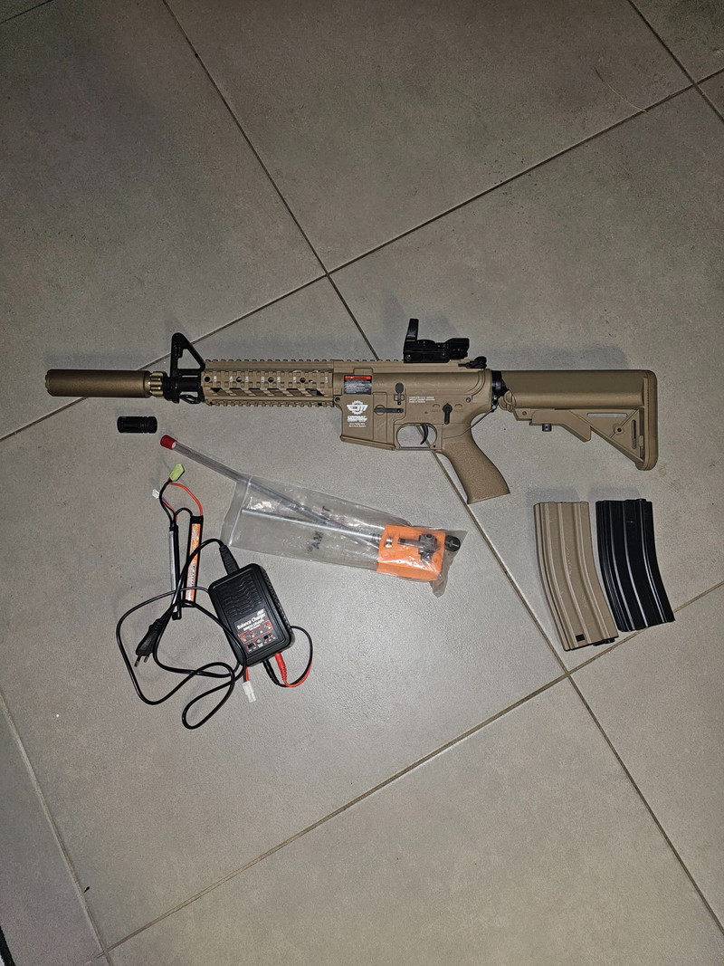 Imagen 1 de G&G CM16 Raider S TAN- Pack débutant